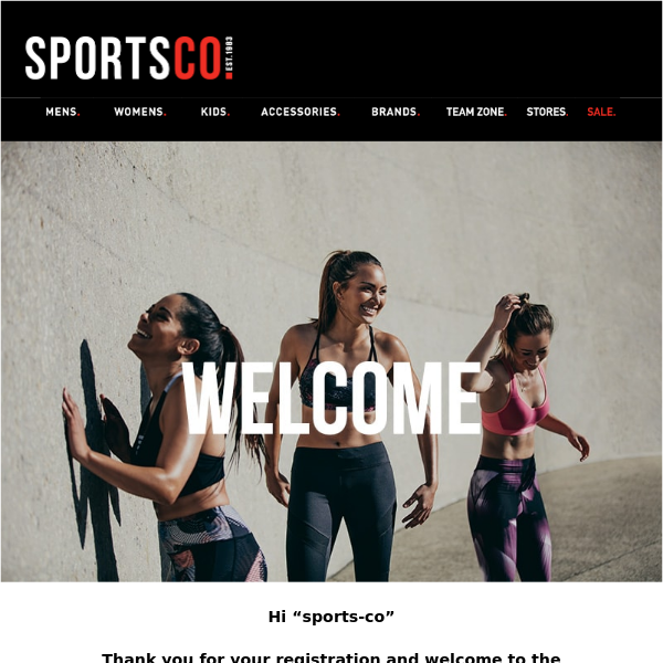 Welcome to sportsco