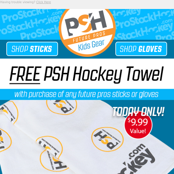 FREE Hockey Towel Offer – Today Only!