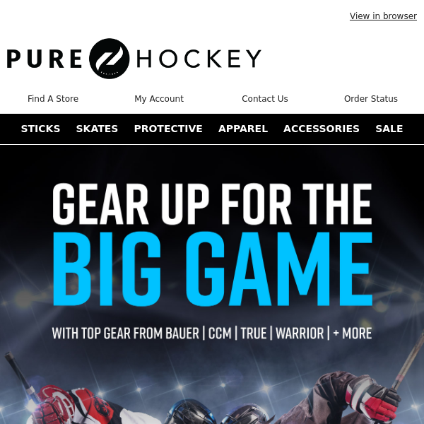 Pure Hockey! Dominate The Game! Shop JetSpeed, HyperLite 2, HZRDUS & More!