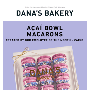 Açaí Bowl Macarons 🥣 🥥