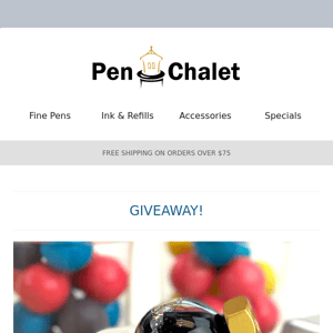 NEW Lamy, Nahvalur, Retro 51, Valentine's Giveaway and more...