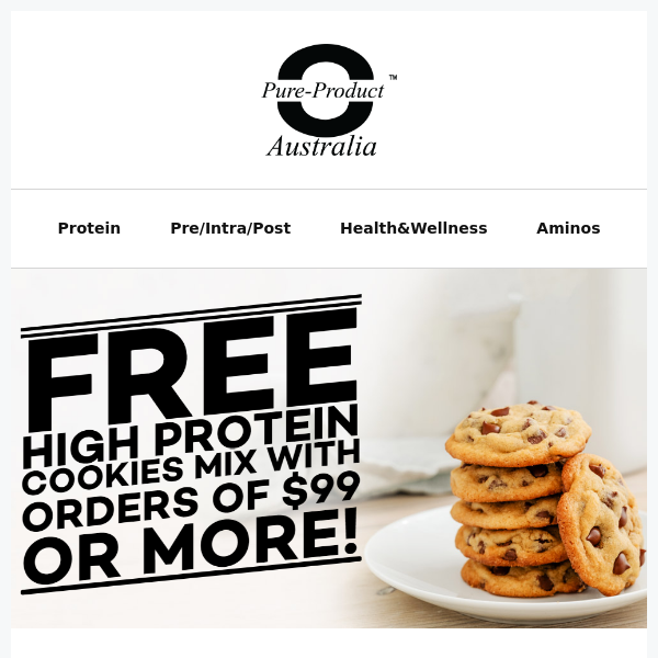🏋️‍♂️ Get Pumped Up! Free High Protein Cookies Mix This Weekend Only! 🍪