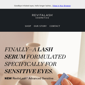 Have You Tried RevitaLash® Sensitive? 👁️