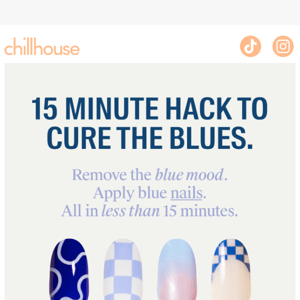 15 minute hack to cure the blues