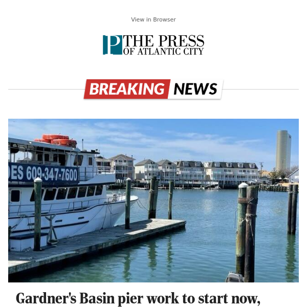 Gardner's Basin pier work to start now, won't disrupt boating businesses