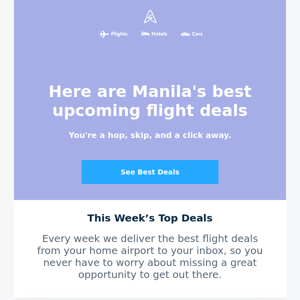 ✈️ Manila Flights from $403