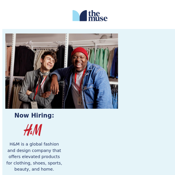 Now Hiring: H&M