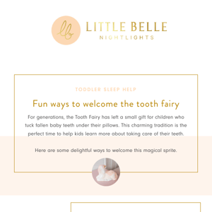 Fun ways to welcome the tooth fairy ✨