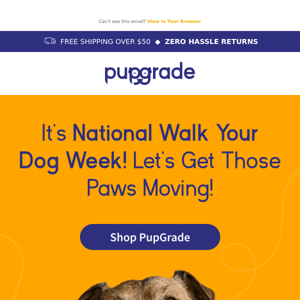 Ready for National Walk Your Dog Week? 🐾