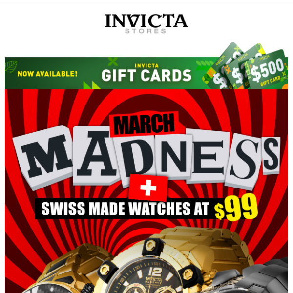 🇨🇭SWISS MADE WATCHES At $99❗️🤯It's MARCH MADNESS🤪