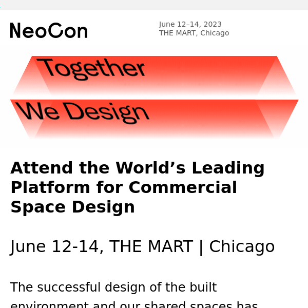 NeoCon 2023: Together We Design