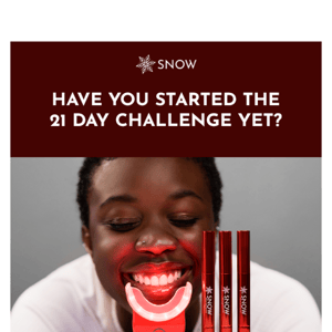 Have you started your 21 Day Challenge?