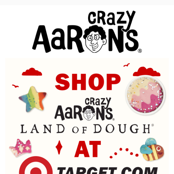 Crazy Aaron's Land Of Dough Rolling Patterns And Tools Kit : Target