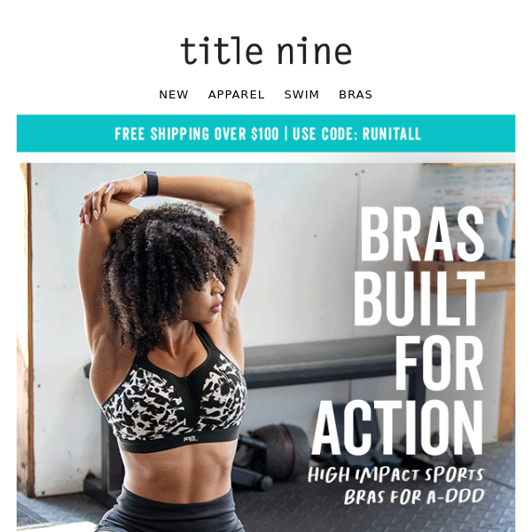 If boobs could choose, they'd pick this bra - Title Nine