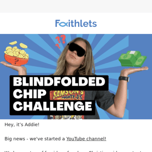 [VIDEO] Blindfolded Chip Challenge!