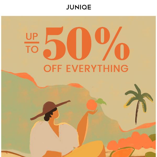 Big Summer Blowout: Up to 50% off 🎉🥳🥂