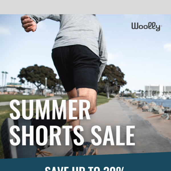 Don't miss the summer shorts sale.