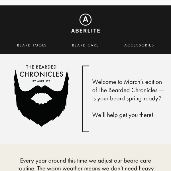 Is Your Beard Spring-Ready?