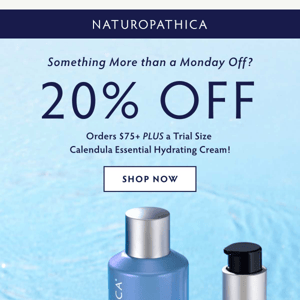 20% Off Sitewide + A gift!