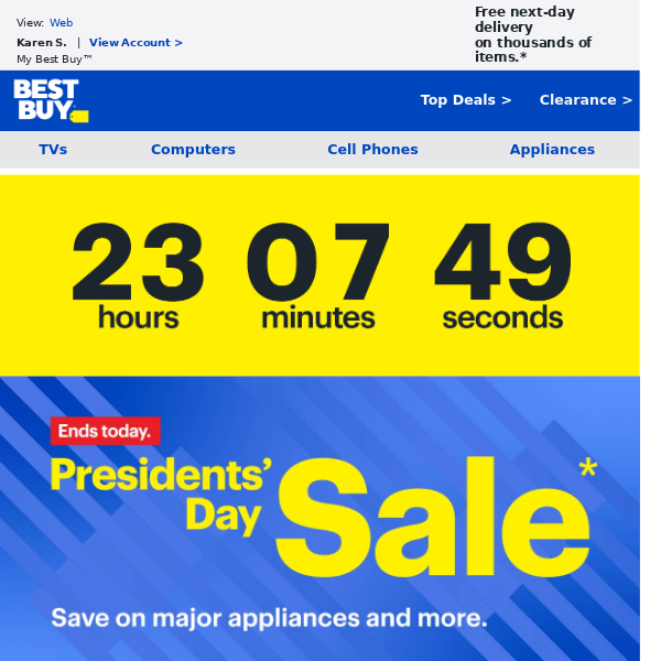 💰 Discover the best DEALS... Act fast because this ends today - the Presidents' Day Sale, all for you. 💰