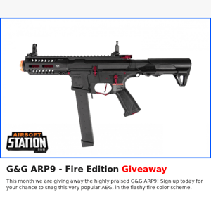 The G&G ARP9, now's your chance..