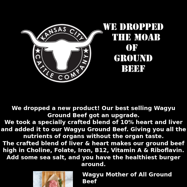 Our New Ground Beef Just Dropped