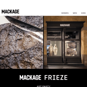 Mackage x Frieze