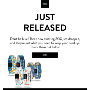 New ZOX incoming! 😍 + 25% OFF this release