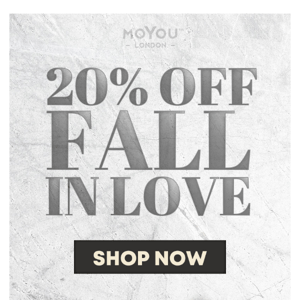 🍄 20% OFF ★ FALL IN LOVE 🍄