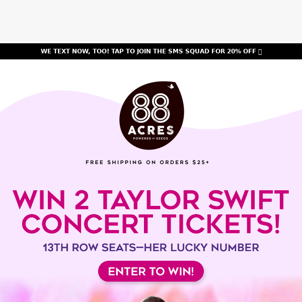 Win TAYLOR SWIFT TICKETS! 🎟 💫