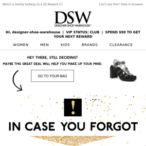 Reminder: You get 50 points for donating shoes.