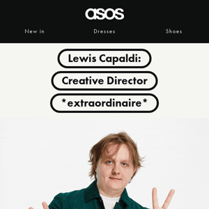 Lewis Capaldi comes to ASOS! 📸 👨‍🎨