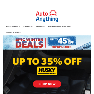 ONLY HOURS LEFT | Up To 35% Off Husky Liners