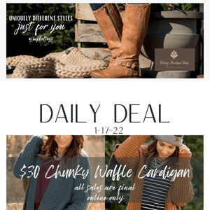 Daily Deals are back!