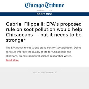 EPA’s proposed rule on soot pollution would help Chicagoans — but it needs to be stronger