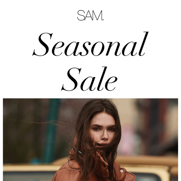 Shop the seasonal sale