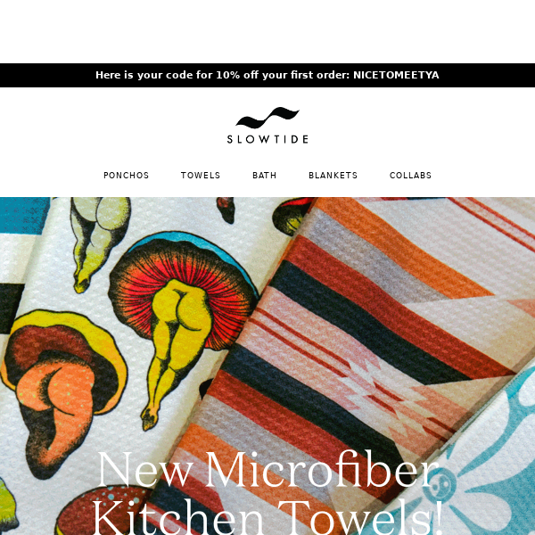 Just In: Microfiber Kitchen Towels