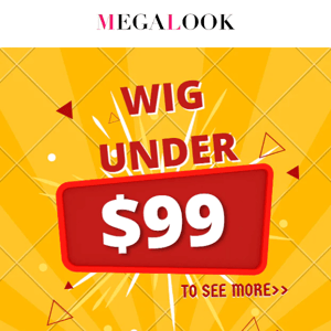 Price Drop! Wig Under $99 .