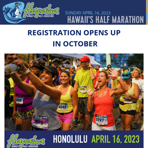 Run Happy at the Hapalua | April 16, 2023