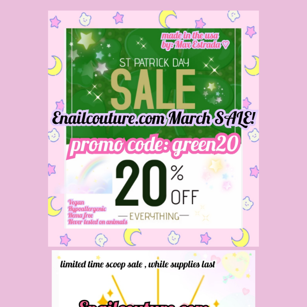 20% OFF SALE!~