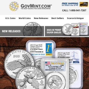 Pre-Order U.S. Mint 2023-W Platinum American Eagle Proofs!
