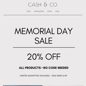 MEMORIAL DAY SALE 💥 🇺🇸