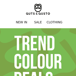 TREND COLOUR DEALS 🥑 -25% off selected items!