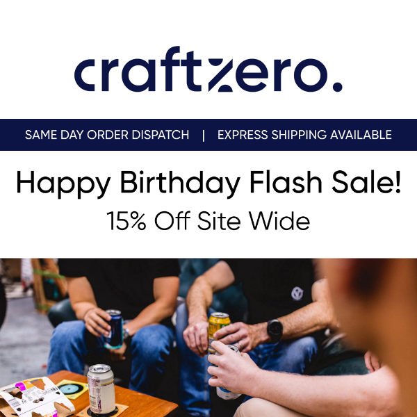 Flash Birthday Sale
