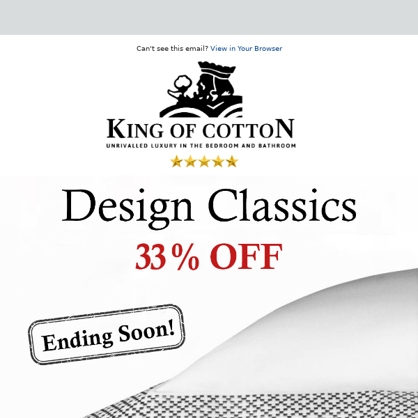 Your Final Invitation: Luxury Bed Linens at 33% OFF