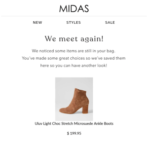 Midas Shoes Australia, Ready To Make These Yours?