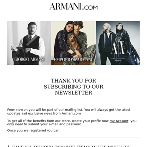 Newsletter Subscription