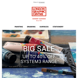 Up to 40% Off Daler-Rowney System 3