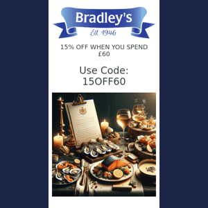 Enjoy 15% Off Your Next Order at Bradley's Fish!