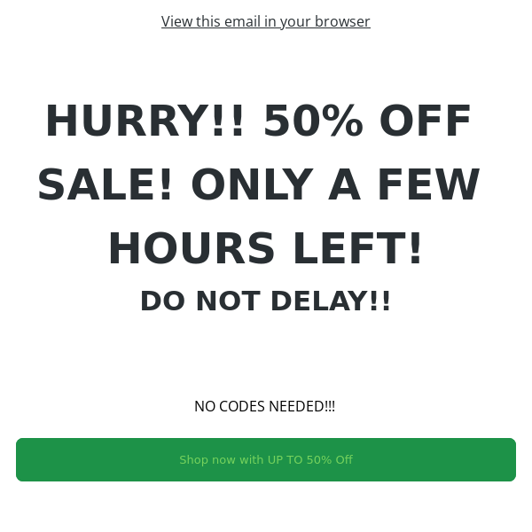 EXTENDED 50% OFF!! ONLY 10 HOURS LEFT!!